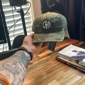 CIA Logo Camo Rifle Hat
